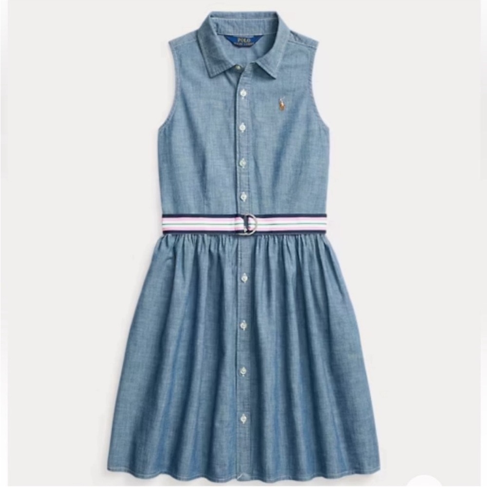 Polo Ralph Lauren Belted Chambray Shirtdress